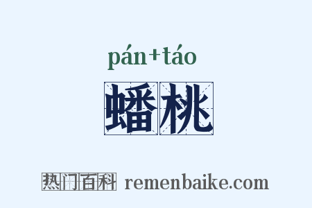 蟠桃是什么意思的图片